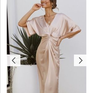 NWT Champagne Midi Dress from Billy J